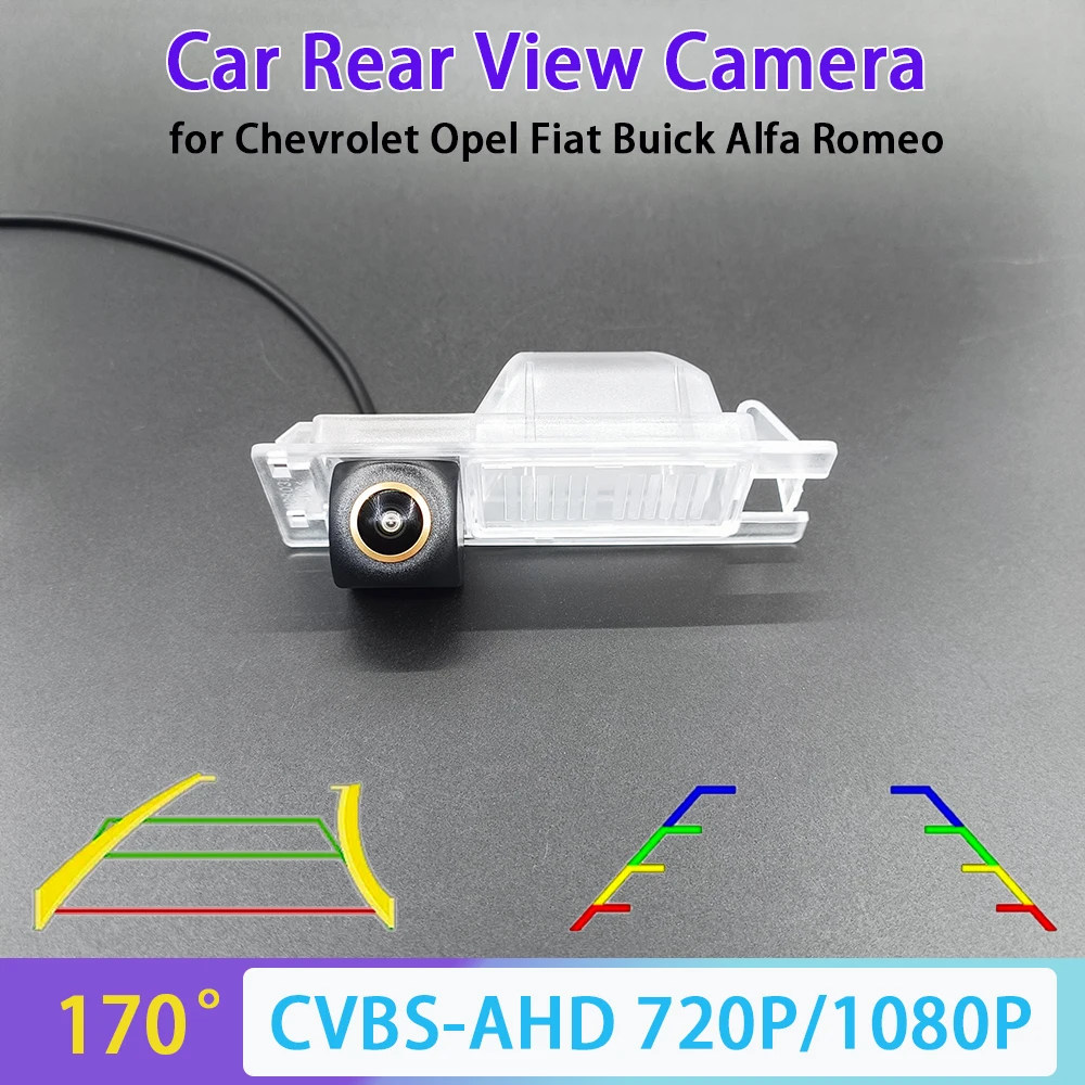 170 Degree AHD 1080P CVBS Car Rear View Camera For Opel Astra H J Corsa Meriva Vectra Zafira Insignia FIAT Grande Buick Regal