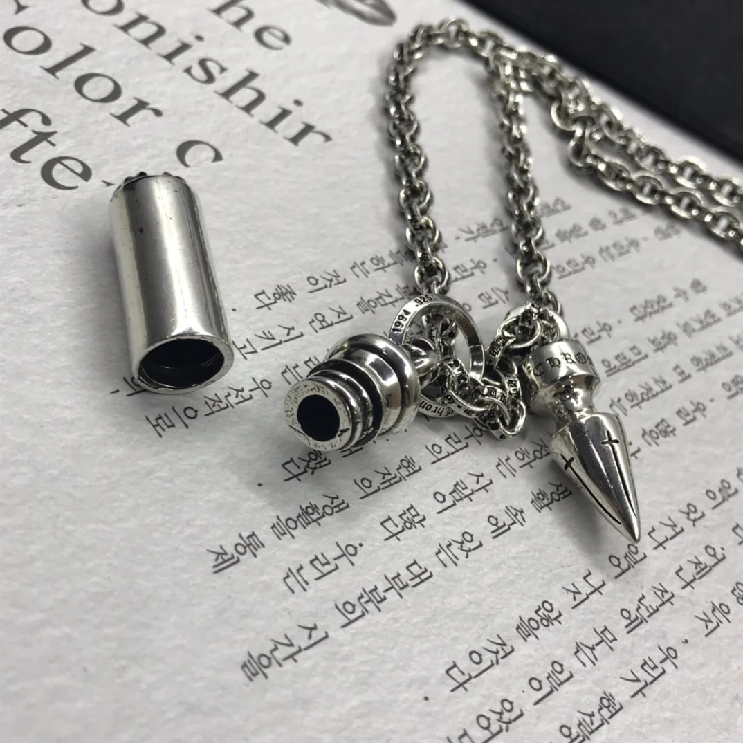 

European and American fashionable couple style bullet necklace