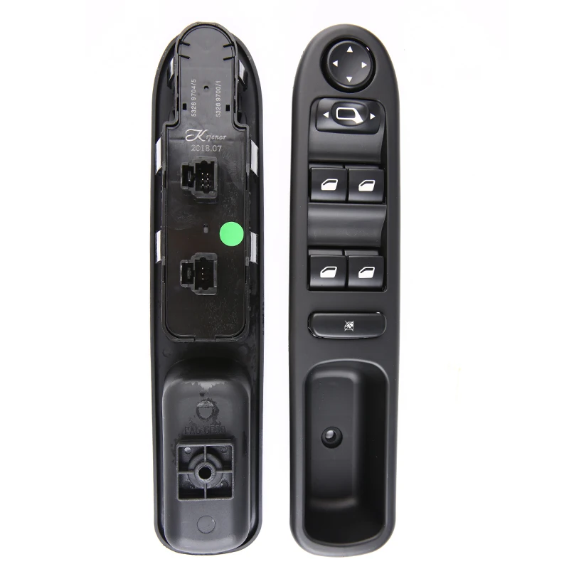 

Для Peugeot 307, переключатель окна, левый передний электрический/ручной складной переключатель управления окном автомобиля, стеклянная рама, стояк