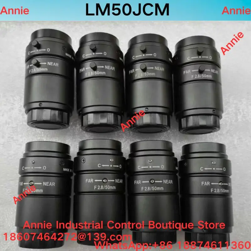Second-hand test OK.  LM50JCM 50MM HD 2/3 C-port industrial lens