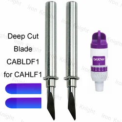 CABLDF1-Lame Deep Cut pour Brother ScanNCut2, ScanNCut DX2, Design NCut, Compatible avec le support CAHLF1, 2 pièces