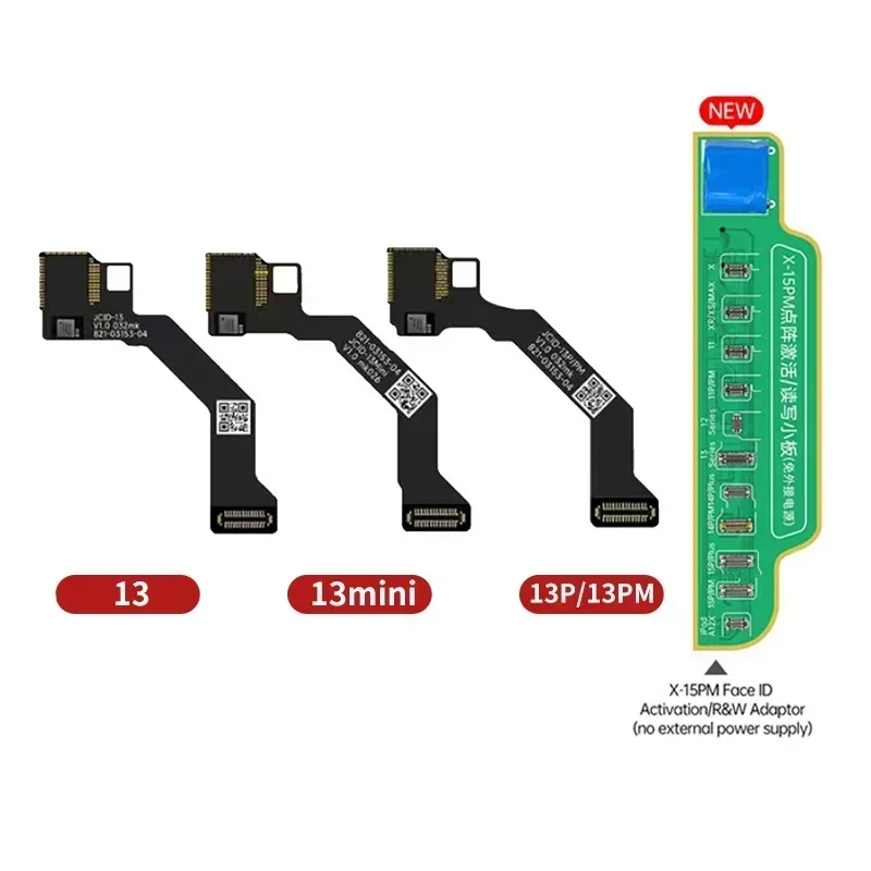 Imagem -02 - Dot Matrix Cabo para Iphone Reparo Face id Cabo Flex ic Leitura Escrita Escrita 13 13pro 13pm 14plus 14pro Max jc