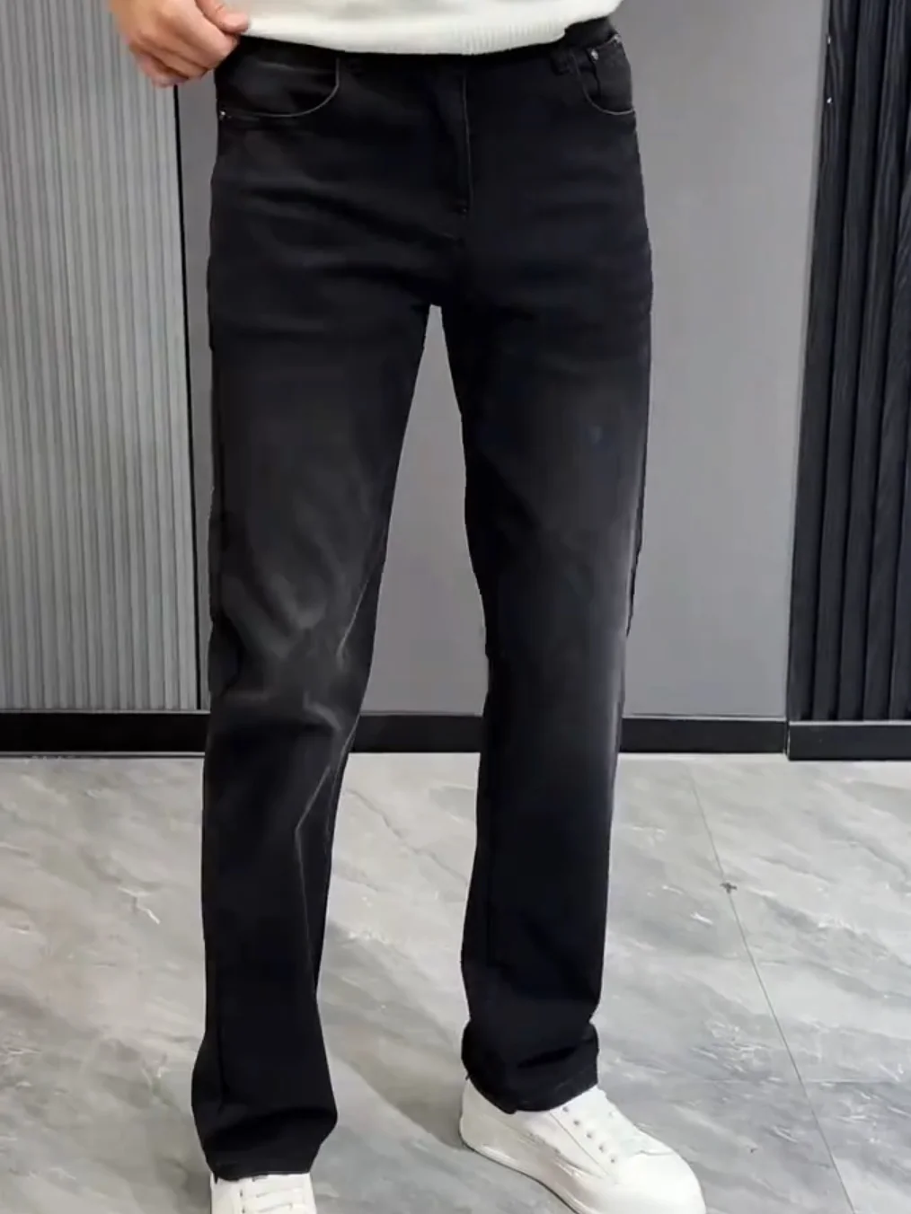 

High Quality Fashionable Men's Jeans Spring Autumn New Style Versatile Trendy Lightweight Handsome Standard Fit Youthful Popular