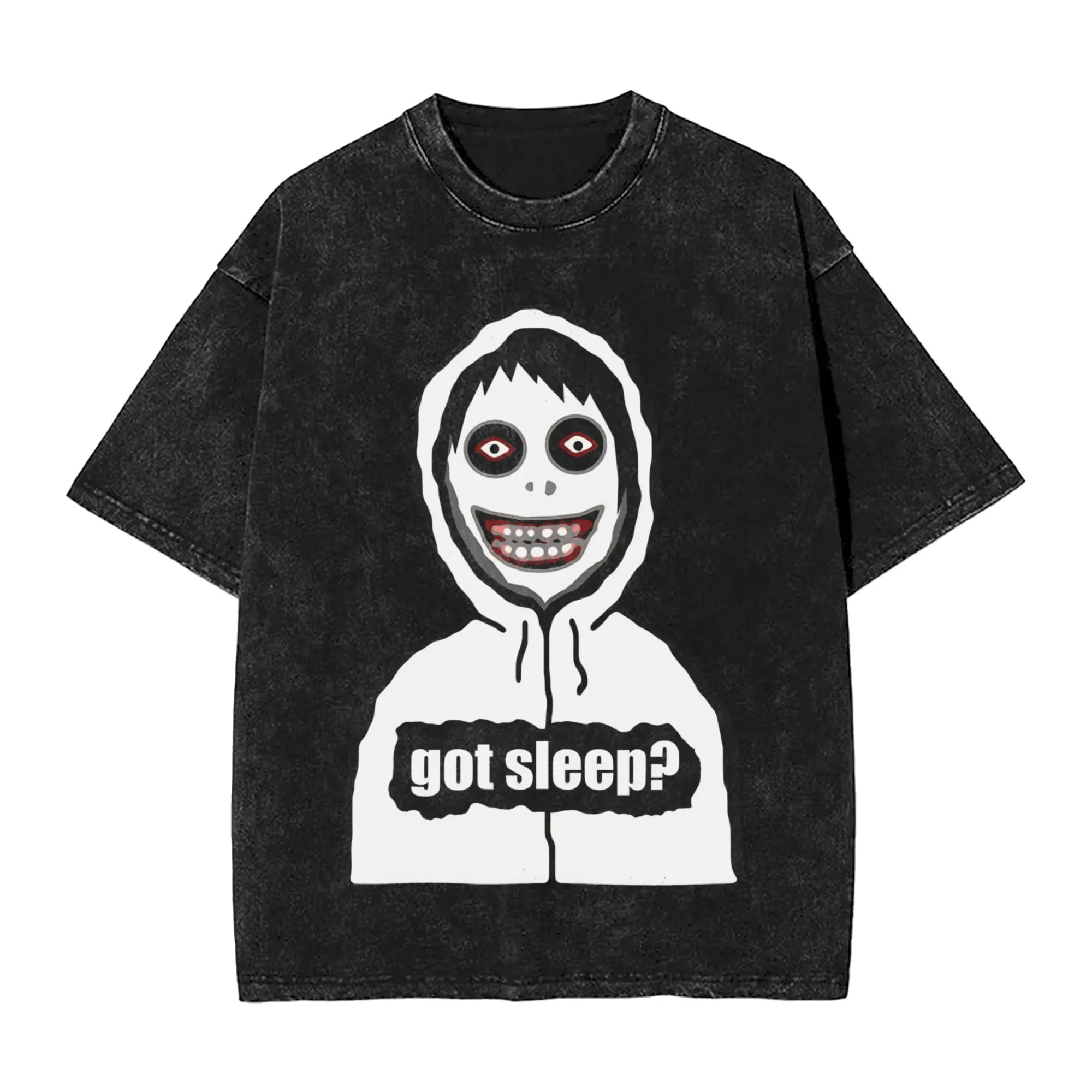 Jeff the Killers   T-Shirts for Men  Novelty Pure Cotton Tees Crew Neck Short Sleeve T Shirt Unique Clothing