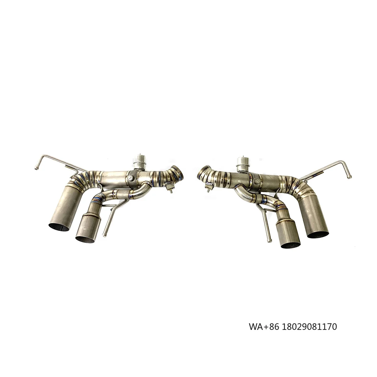 For 2009-2015  California t 3.9T TC4 High Performance Tail Section Titanium Sports Valved  Exhaust System Ecnal Product