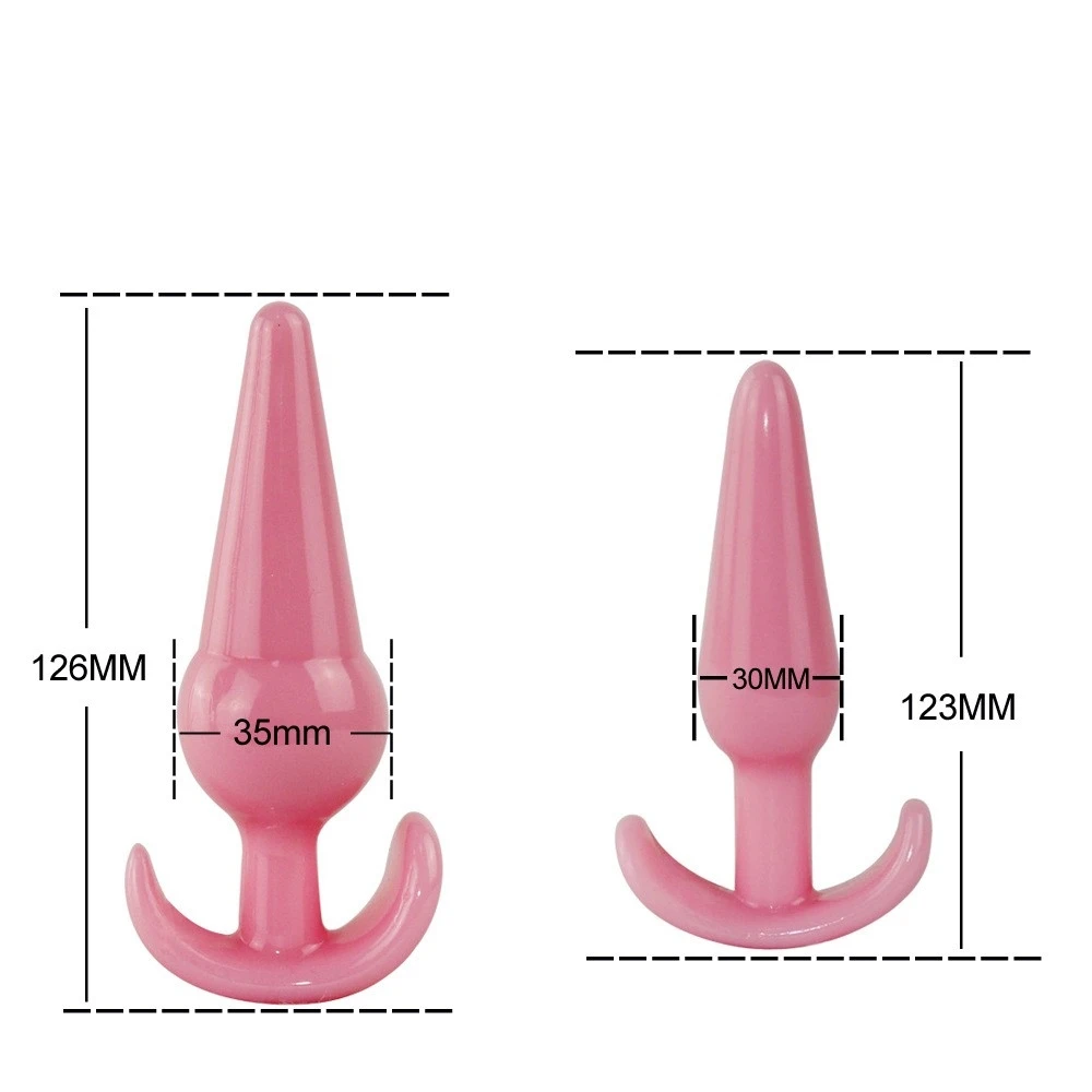 4 Sizes Anal Plug Adult Sex Products Crystal Butt Plug Stimulator Sextoy Anal Dildo Toys Anal Sex Toys for Men Women Gay Unisex