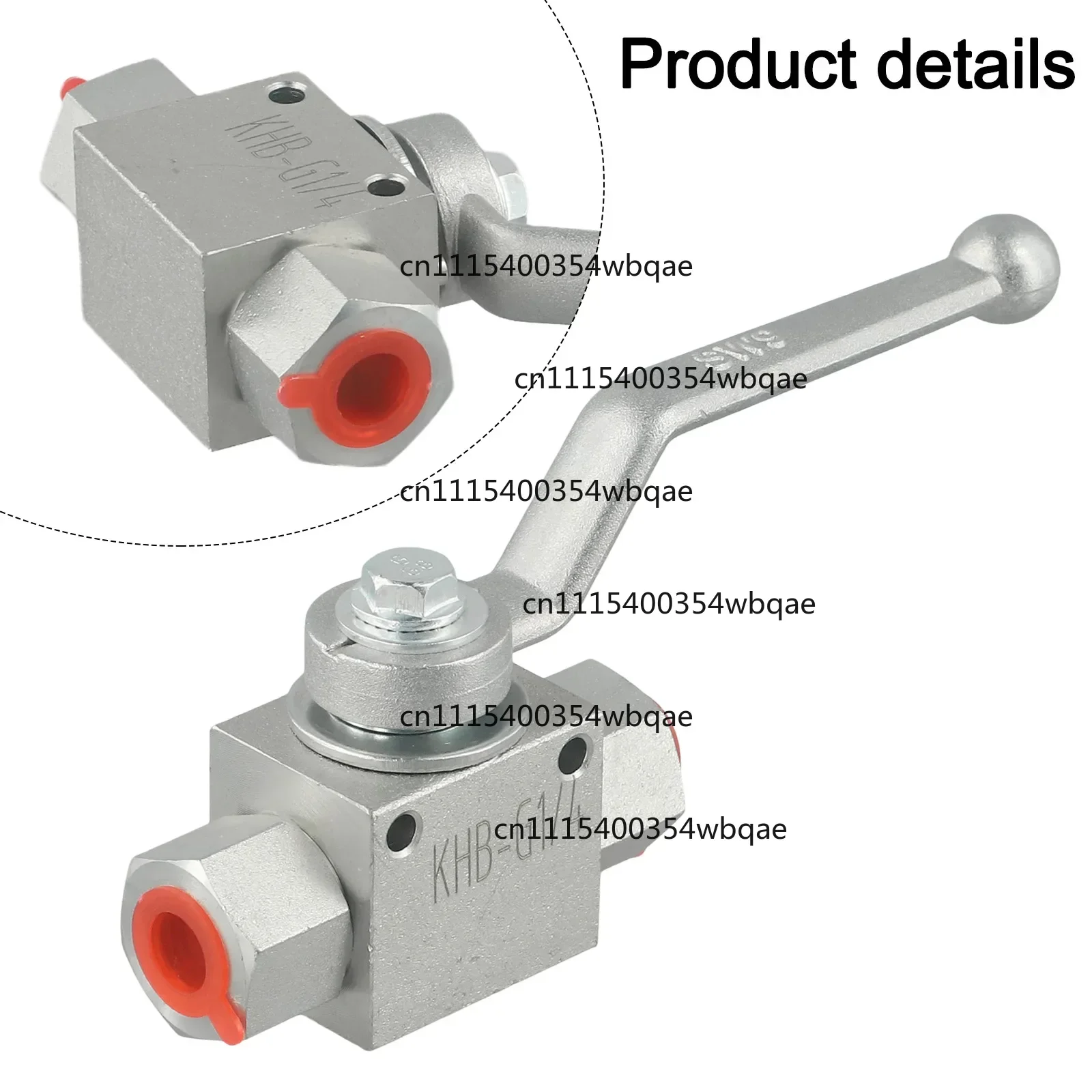 1PC Hydraulic Ball Valve 2Way High-Pressure Ball Valve G1/4'' G3/8'' G1/2'' G3/4'' Shut-Off Hydraulic Valve For Water Oil