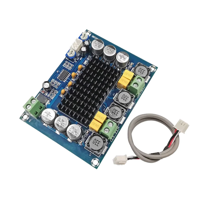 120W*2 Dual Channel Audio Stereo Digital Amplifier Board High Power TPA3116D2 TPA3116 D2 Module DC12-26V XH-M543