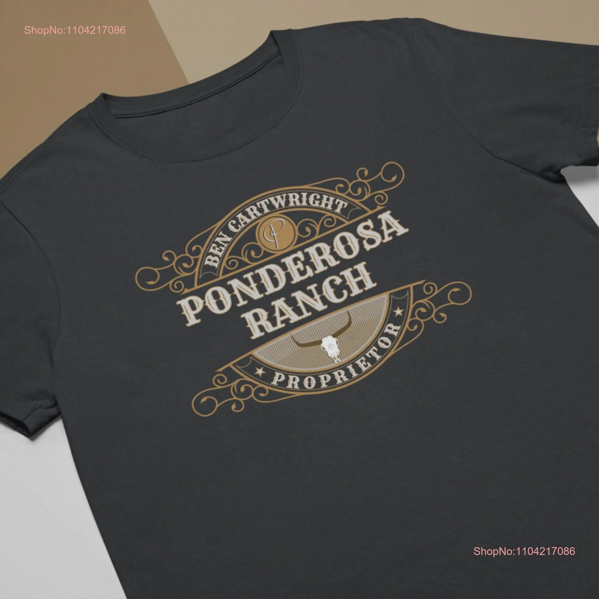 Ponderosa Ranch T shirt long or short sleeves