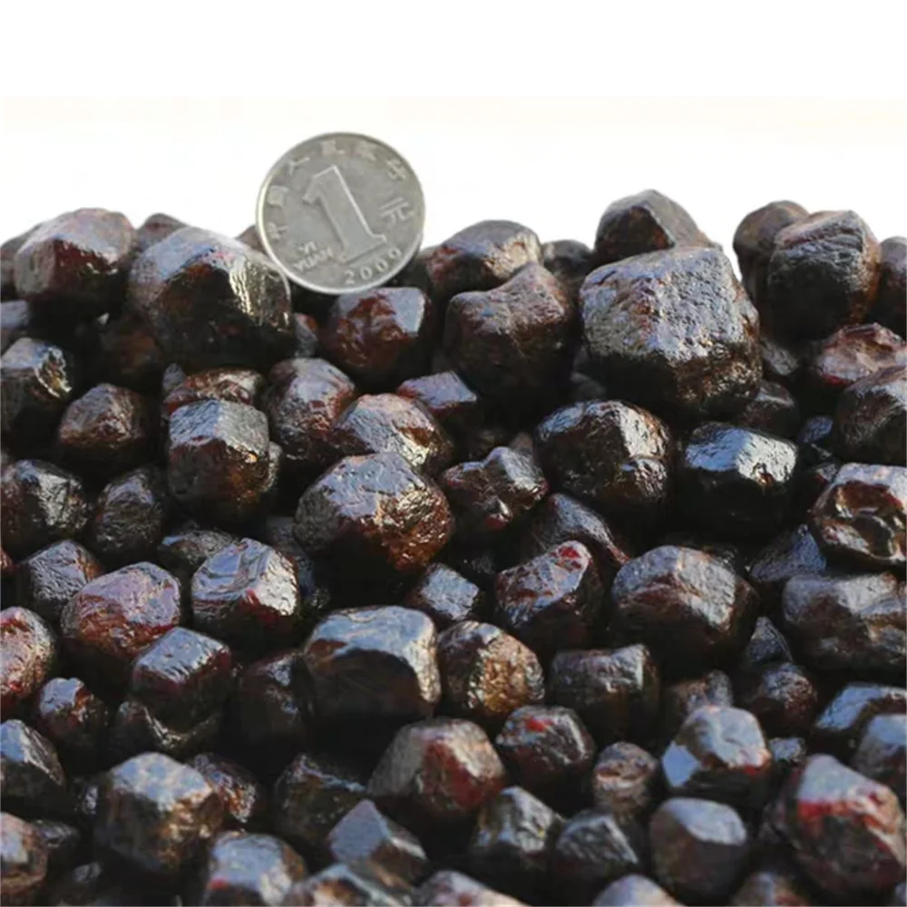 400g Red Garnet Ore Natural Original Healing Energy Stone Rough Quartz Crystal Mineral Specimens Jewelry Making Raw Gemstone