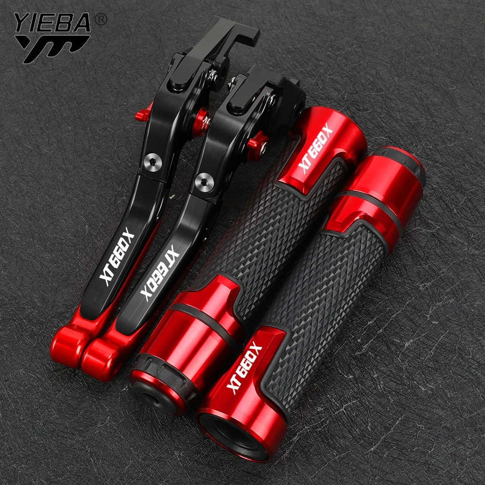 

FOR YAMAHA XT600R XT 600R 1990-2003 Motorcycle Accessories Adjustable Brake Clutch Levers Handbar Grips Motocross Modified Parts