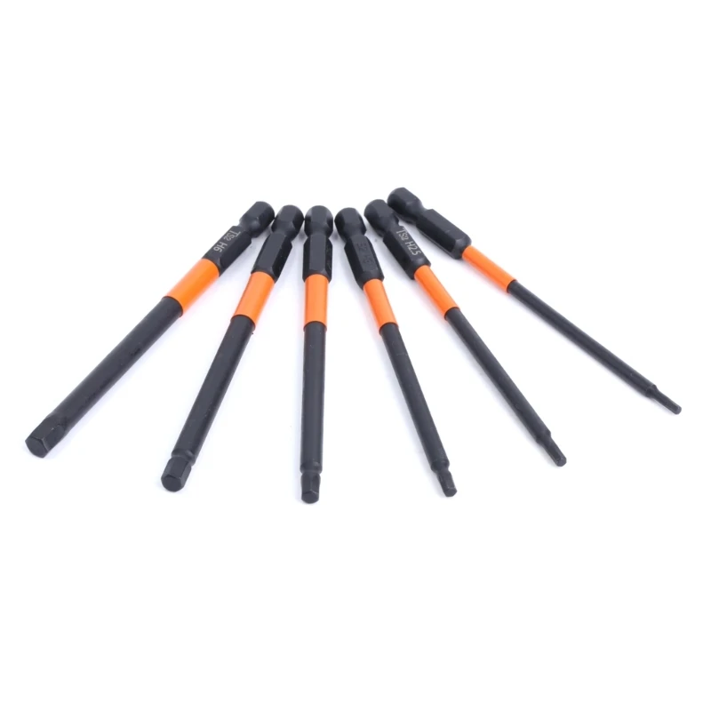 

High Performances 6pcs Head Allen Wrench Drill Bit Strong &Sturdy