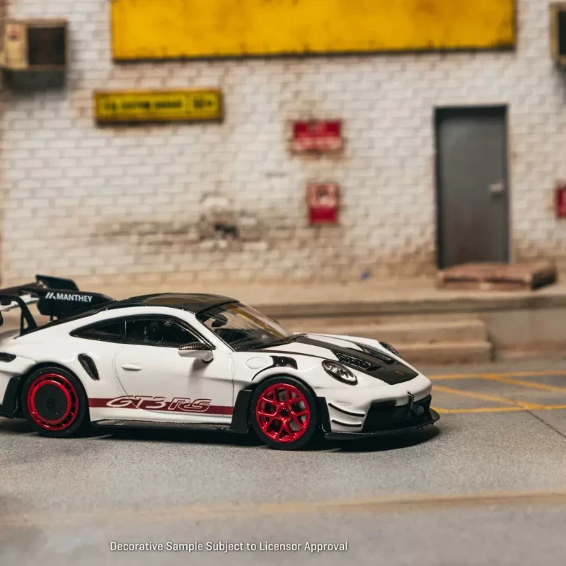 MR 1/64 Scale Alloy Diecast Car Model Porsche 992 1 Gt3 Rs Manthey