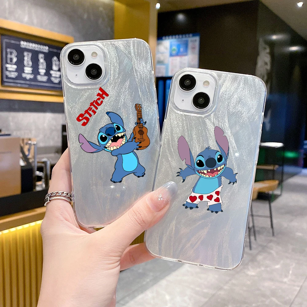 Cute Disney Stitch Phone Case FOR Samsung Galaxy A30 A25 A24 A23 A22 A217F A21 A20 A15 A14 A13 A12 S LITE M32 5G