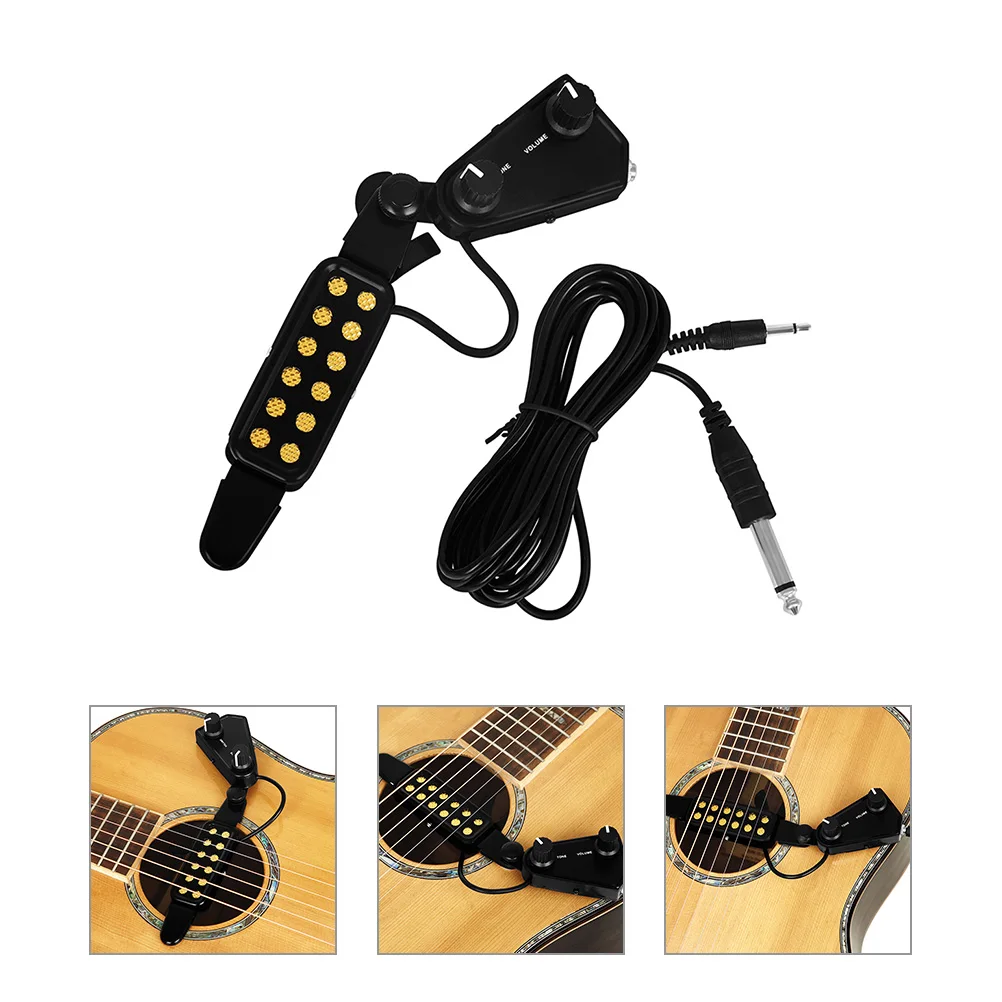 أداة التقاط الجيتار الكهربائية للهواء الصوتي Abs عالي الإخراج بيزو