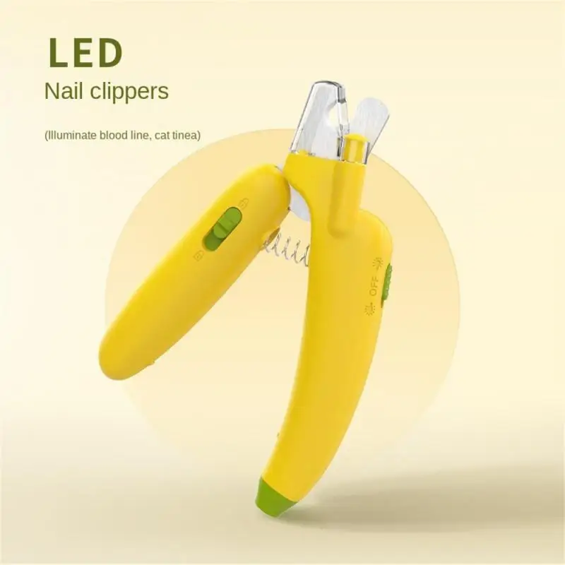 Professional Pet Nail Clippers with Led Light Pet Claw Grooming Scissors for Dogs Cats Small Animals Paw Nail Trimmer Pet Supply