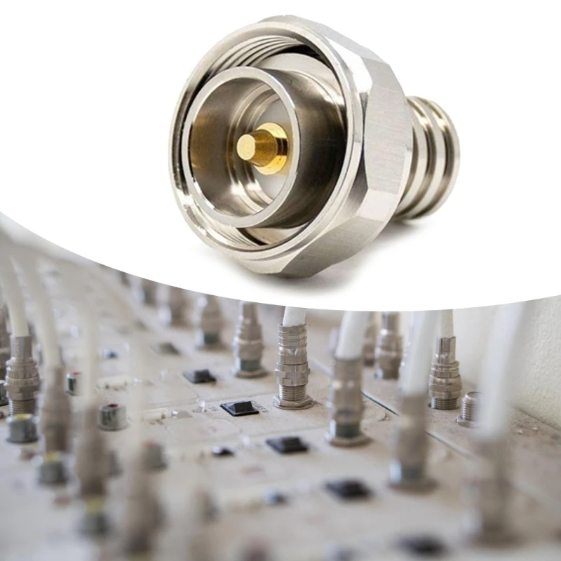 Adaptador coaxial micro-ondas l29 rf l29 7/16 din macho para conectores fêmea para comunicação sem fio dropship