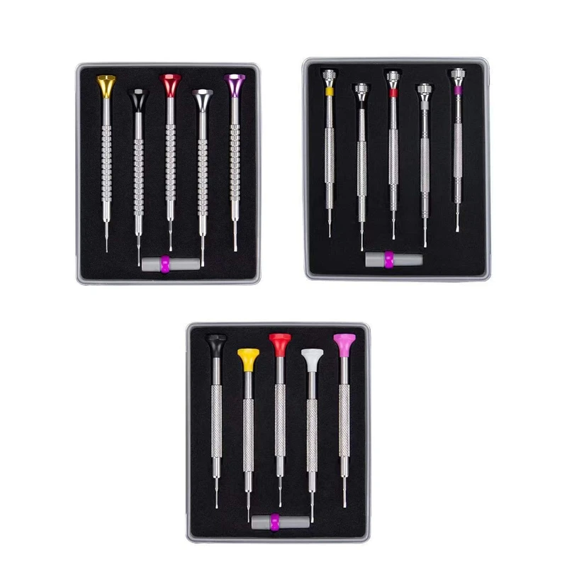 5 Pcs Mini Screwdriver Set Electronics Repair Tool for Jewelry Watch Phones