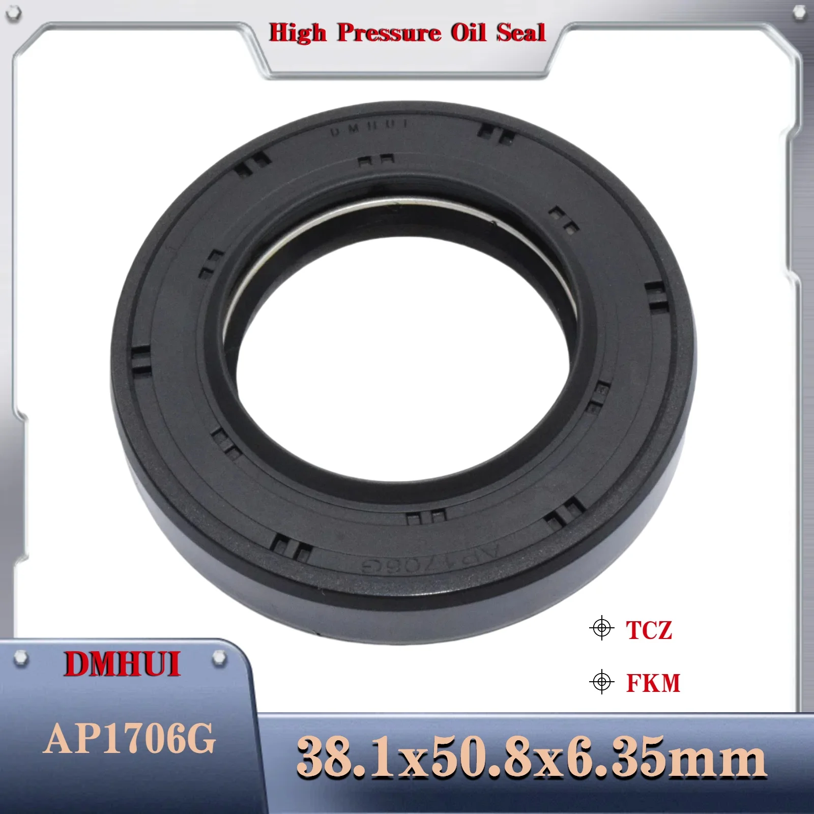 

Shaft Oil Seal 30x50x9/10.3mm/TCZ/FKM For AP1706G High Pressure Oil Seal, Used In Hydraulic Pump/Motor Rotary Shaft Seal