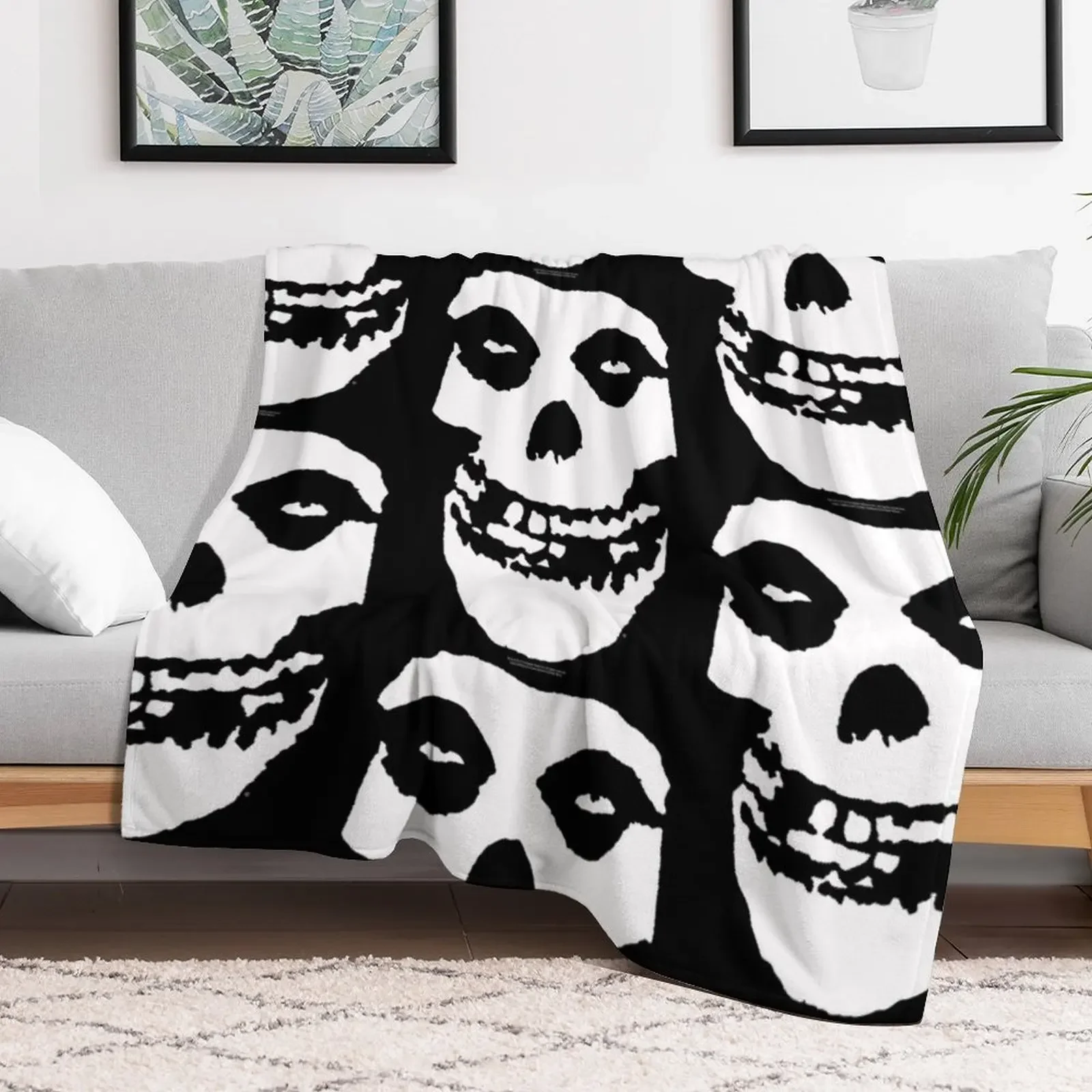 Image 3: Couverture Misfits au design moderne, couverture douce pour la décoration de la maison