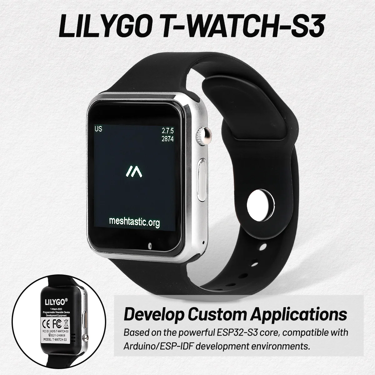 T-Watch-S3 ESP32-S3 Placa de D - Ttgo T Watch avaliação e preço