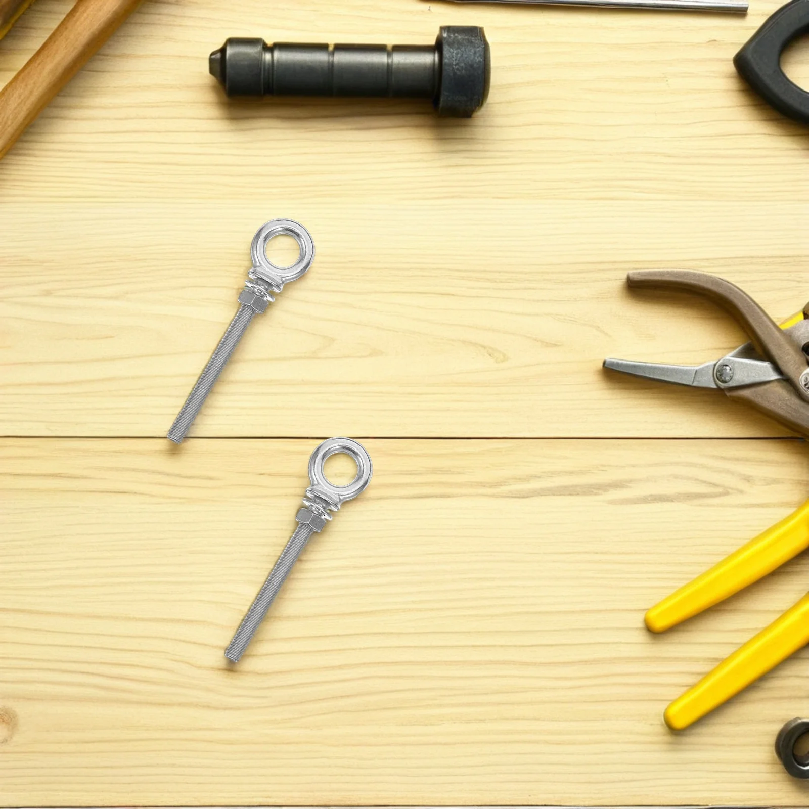 

4 шт., подъемный проушиной болт из нержавеющей стали, прецизионное производство, безопасная обработка M8x80 для операций подъема проволоки, проушины с гайками