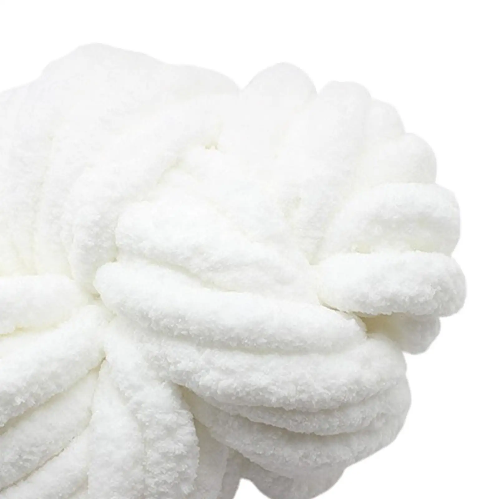 Chunky Chenille Yarn Plush Jumbo Yarn Gauge 7 Giant Acrylic Fibers Bulky Yarn for Throw Scarf DIY Crafts Hat Hand Knitting