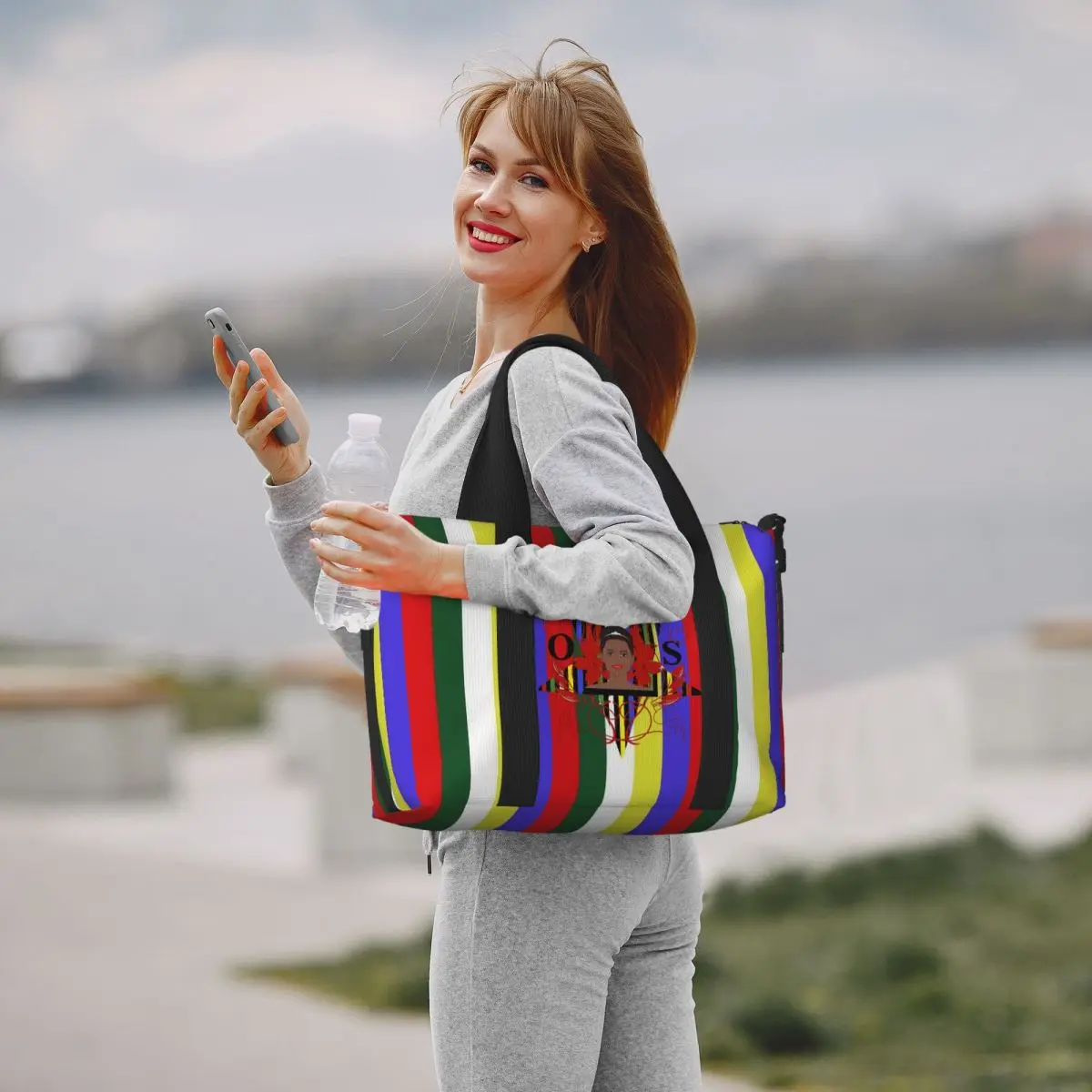 カスタムオーダーオブザイースタンスタートートバッグ女性用大容量フリーメイソンビーチジムトラベルバッグ