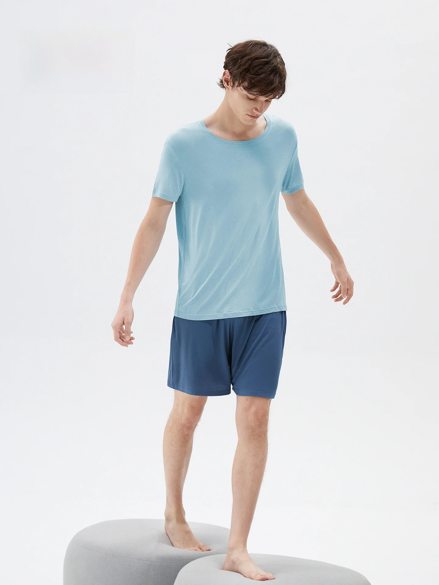 chendu-mens-sleepwear-2026-new-short-sleeve-minimalist-style-unique-home-clothes-soft-polyester-fiber-round-neck-pullover