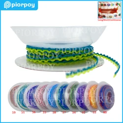 PIORPOY 15 Feet/Roll Dental Orthodontic Elastic Ultra Power Chain Rubber Band Long Short Closed Dentist Orthodontic Device