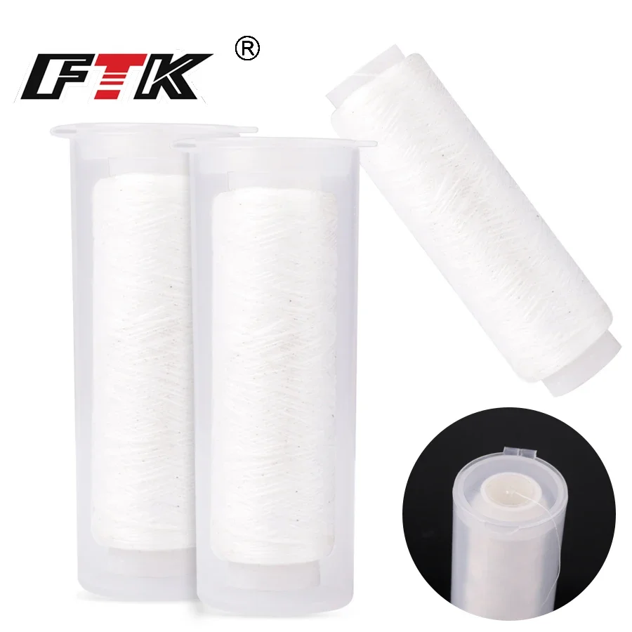 

FTK 250 м невидимая рыболовная приманка, катушка с прочной нитью, аксессуары для морской рыбалки, снасти для рыбной приманки, мягкая приманка, прочное переплетение