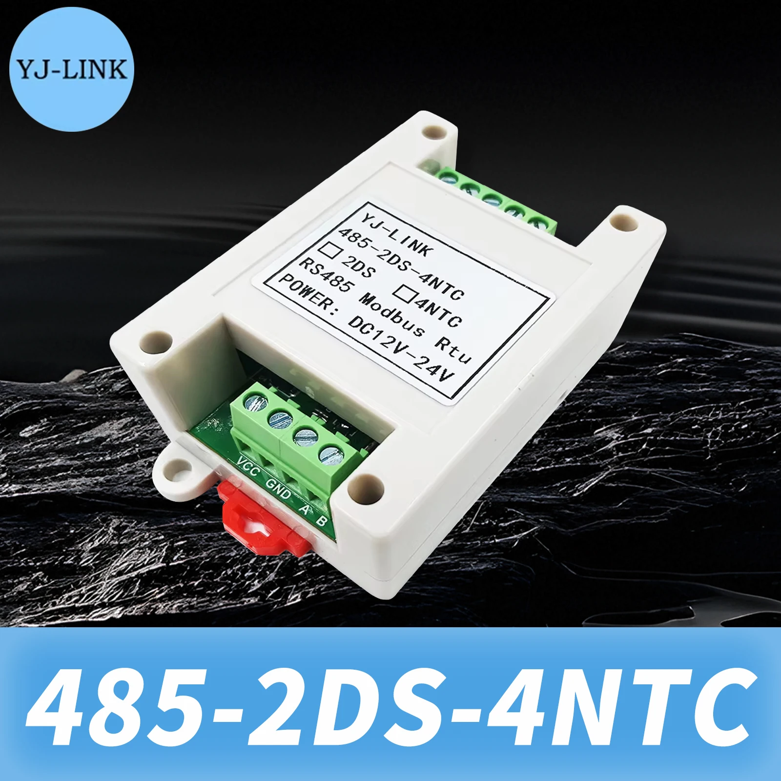 

2-канальный модуль сбора температуры DS18B20 RS485 Modbus RTU