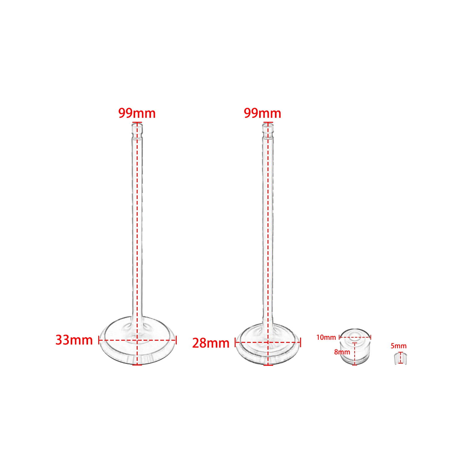 Motorcycle Engine Accessories Kit Intake Exhaust Valves Stem Kit For CFMOTO CF650 NK 650 moto 650gt 650 GT 650mt CF 650 mt