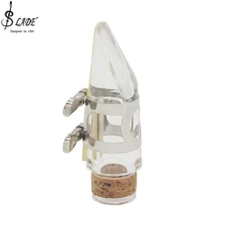 Clarinet Mouthpiece Professional Transparent ABS Plastic Mouthpiece Woodwind Instrument Replacement Parts Clarinet Accessories