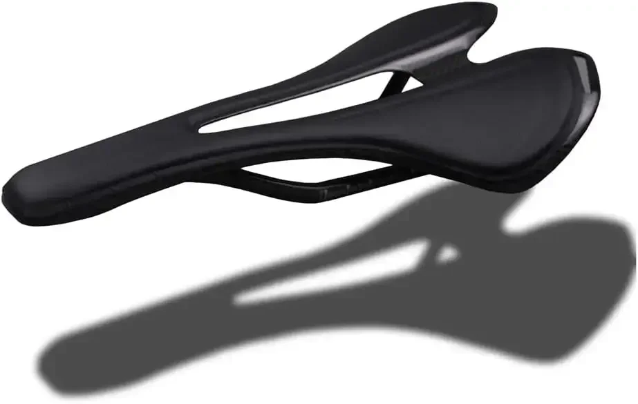 

Mountain&Road Bike Full Carbon Fibre with PU Leather Bicycle Front seat mat Saddle MTB Hollow Out