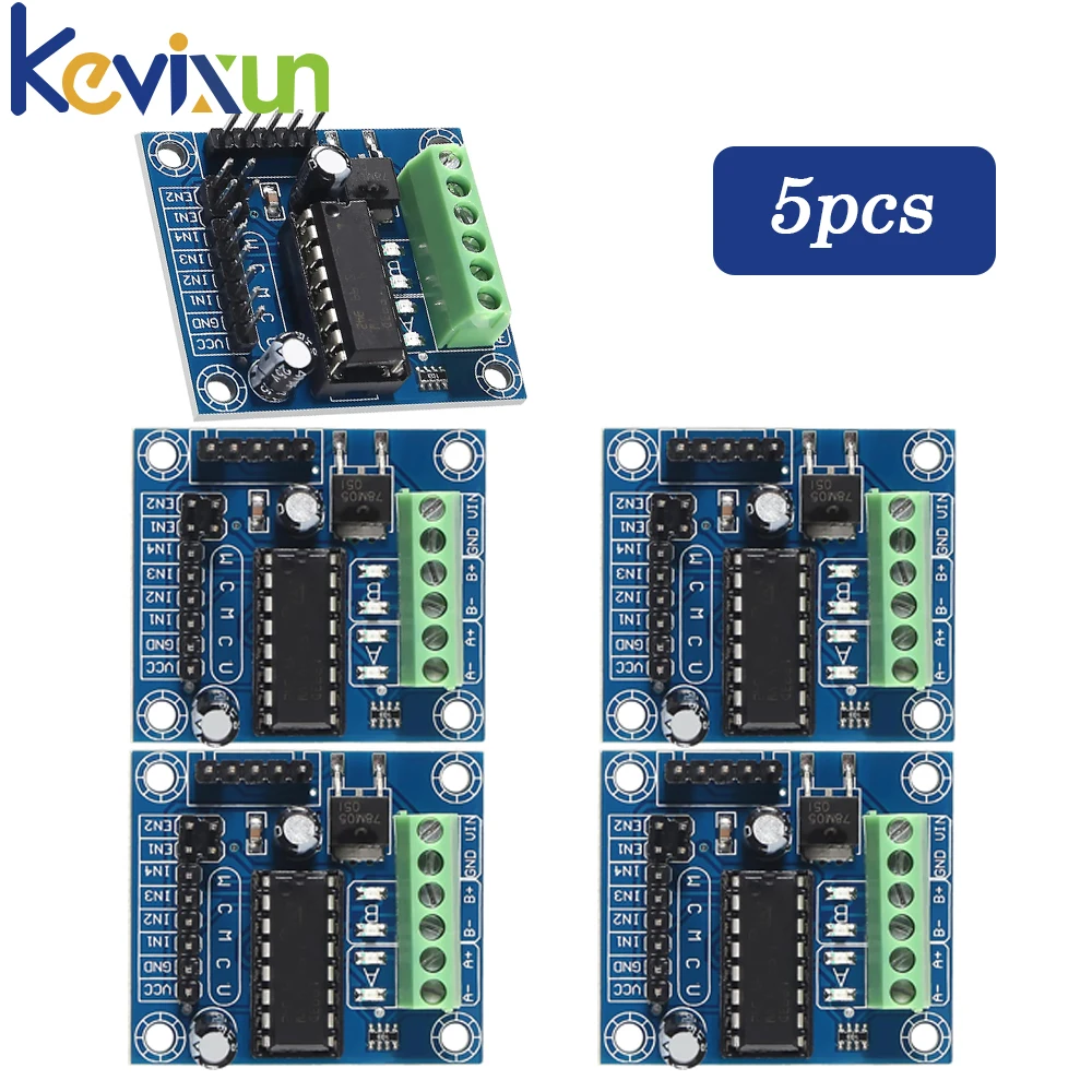 1-10pcs Mini 4-Channel Motor Drive Shield Expansion Board L293D Module High Voltage Current Module For Arduino UNO MEGA 2560