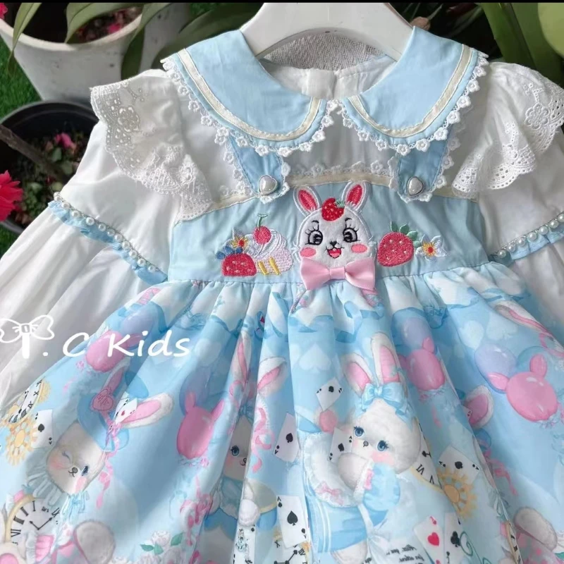 Summer New Children's Dress Lorita Princess Dress Little Girls' Clothing Rabbit Rabbit Dress Flower Girl Dresses for Weddings