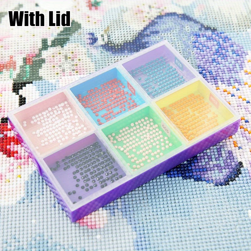 7 in 1 DIY Diamond Painting Tray, Diamond Art Beads Storage Box, Diamond Painting Tools Accessories, DIY Crafts Suppliers