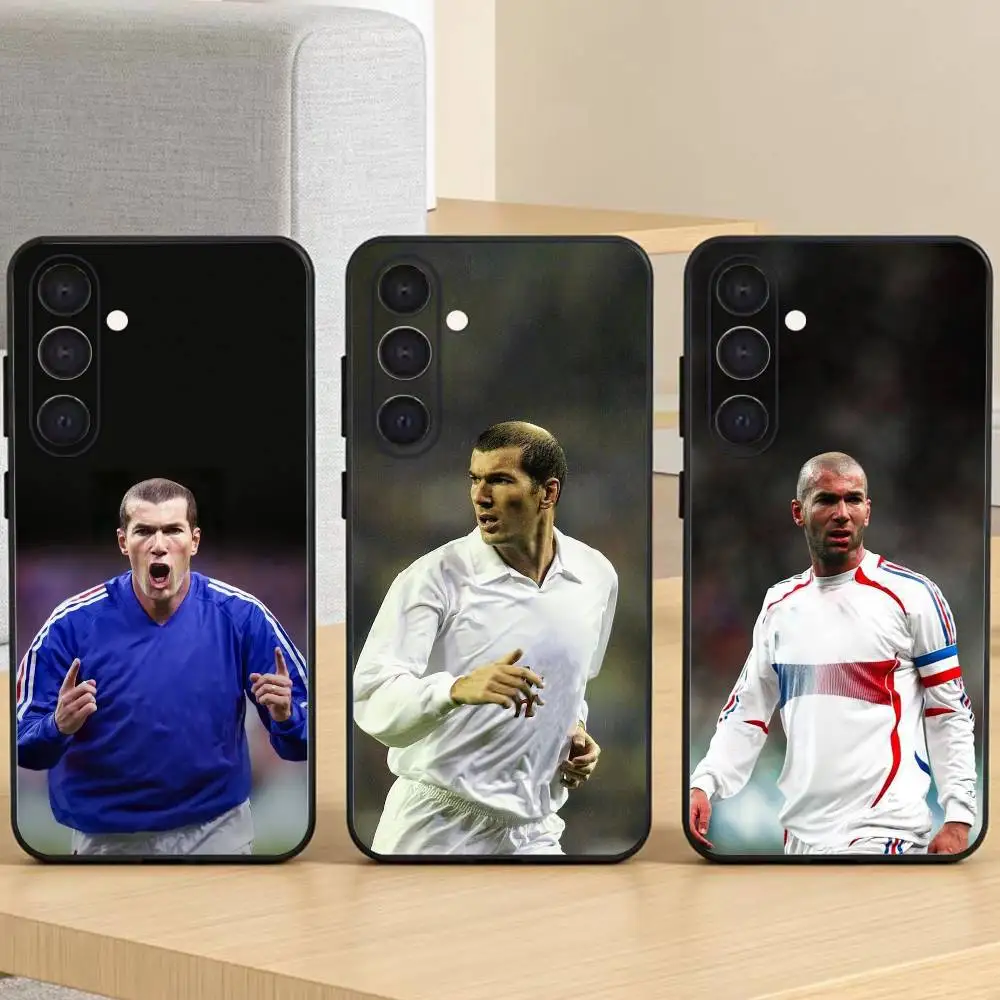 

Football-Zinedine Zidane Phone Case For Samsung Galaxy A73,A21s,A22,A31,A52,A53,A71,A41Soft Black Shell