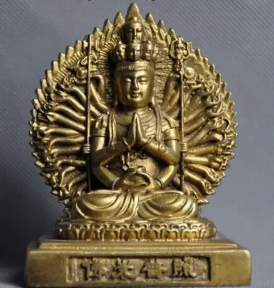 

china Buddhism brass Avalokitesvara Kwan-yin Guan Yin Bodhisattva buddha statue