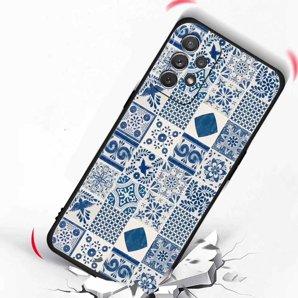 Mandala flower totem Phone Case For Samsung A13 A51 A71 A41 A31 A21S A11 A01 A03S A12 A32 A52 A22 A23 A33 A53 A73 5G Soft Cover