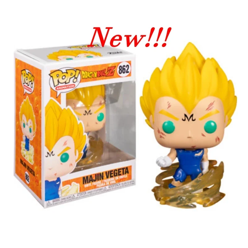 Новый Funko POP! Анимация: Дракон балз маджин Вегета #862 виниловые экшн-фигурки Куклы Коллекционные модели для детей игрушки