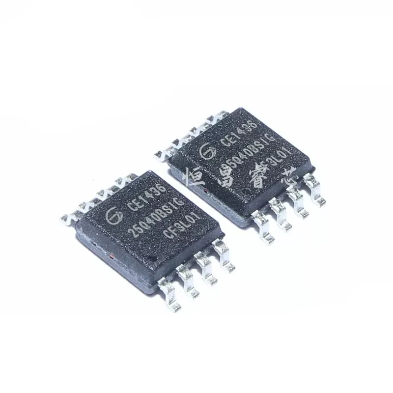 5Pcs GD25Q40BSIG Zeefdruk 25Q40BSIG Nieuwe Originele 4Mbits Wide Body SOP8 512K Flash
