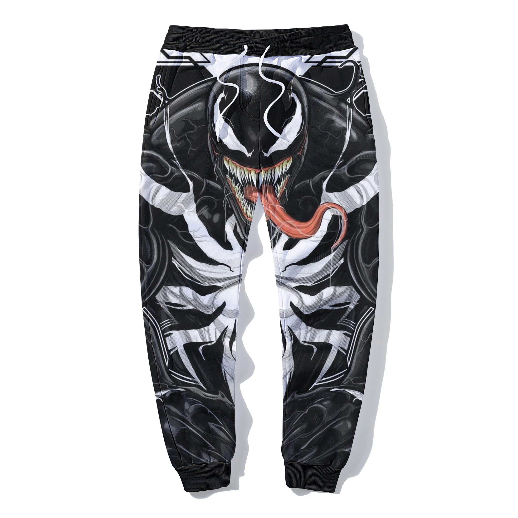 2023 New Men\'s pants Joggers Brand Male Trousers Casual Pants Sweatpants Jogger Printed venom Casual Fitness Workout sweatpants