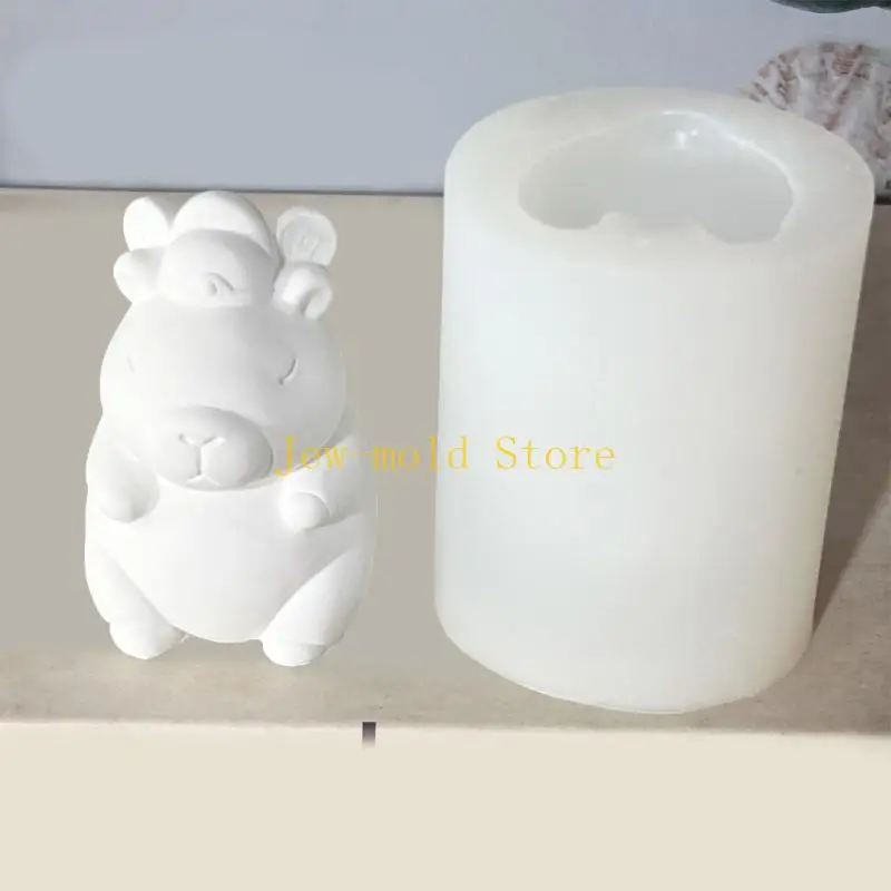 

C71B Creative Capybara в форме ароматической формы для свечей силиконовой формы для украшения дома