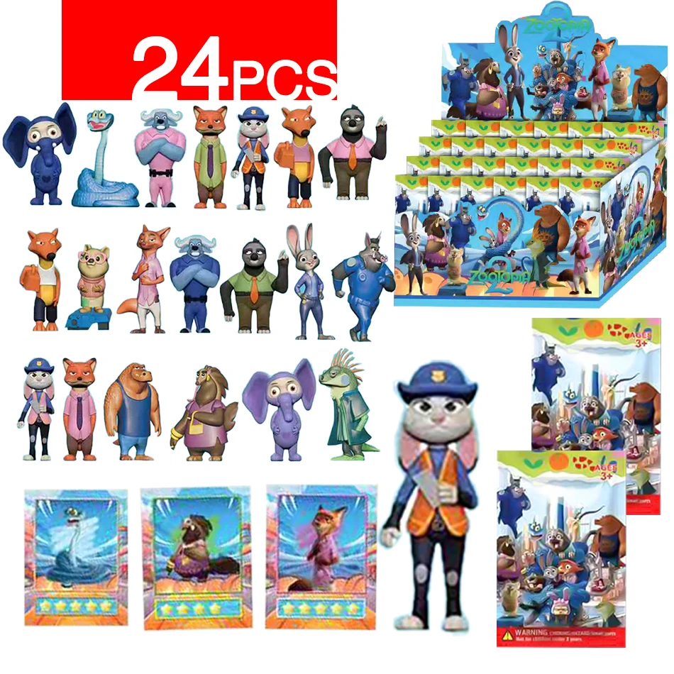 

Anime Metropolis Blind Box Zoo2 Judy Hopps Nick Wilde Cartoon Movie Action Figure Toys Collection Model Cute Doll Gift Decoratio