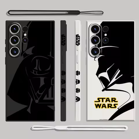 Disney Star Wars Phone Case for Samsung Galaxy S24 S23 Ultra S22 S21 Plus S20 FE Matte Shockproof Armor Cover