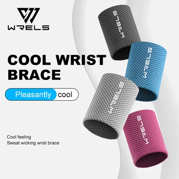 WRELS pulsera fría brazaletes deportivos toalla para el sudor brazalete tenis bandas para el sudor protector para baloncesto Fitness pulsera de absorción del sudor