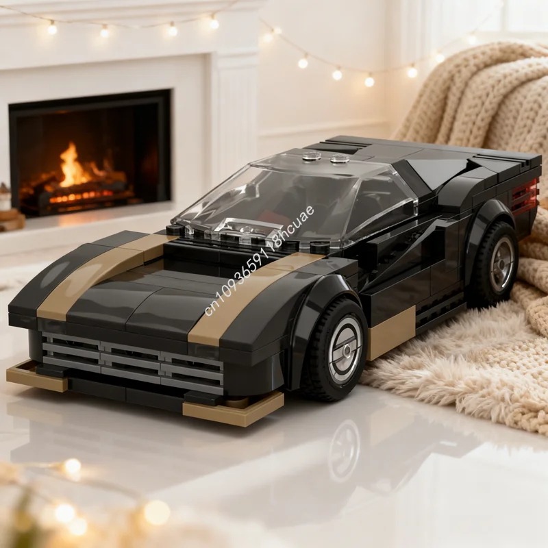 248-teiliges MOC Cyberpunk Quadra Turbo R V Tech City Champions Modellbausatz Architektur-Spielzeug Weihnachtsgeschenke Bildungsspielzeug