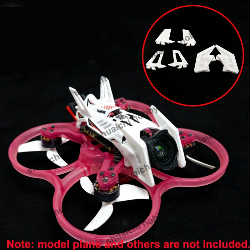 1Set For Oxbot Lumo18 FPV RC Drone Head Crash Guard Set TPU 3D Printed Camera Protective Plate Lens Body Anti-Crash Protection